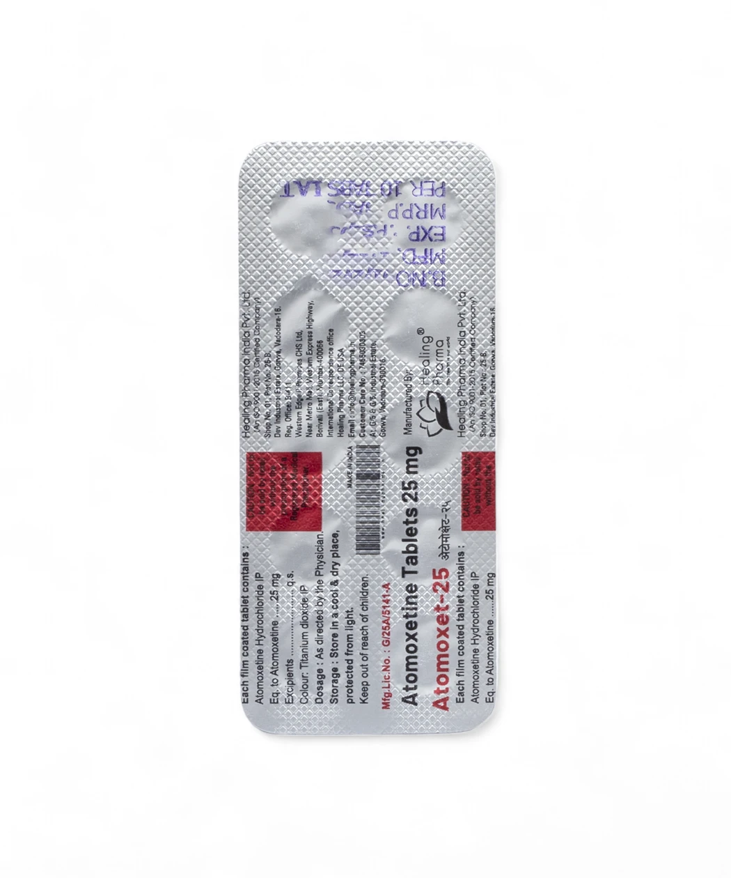 Atomoxet 25mg 10 Tablets-3