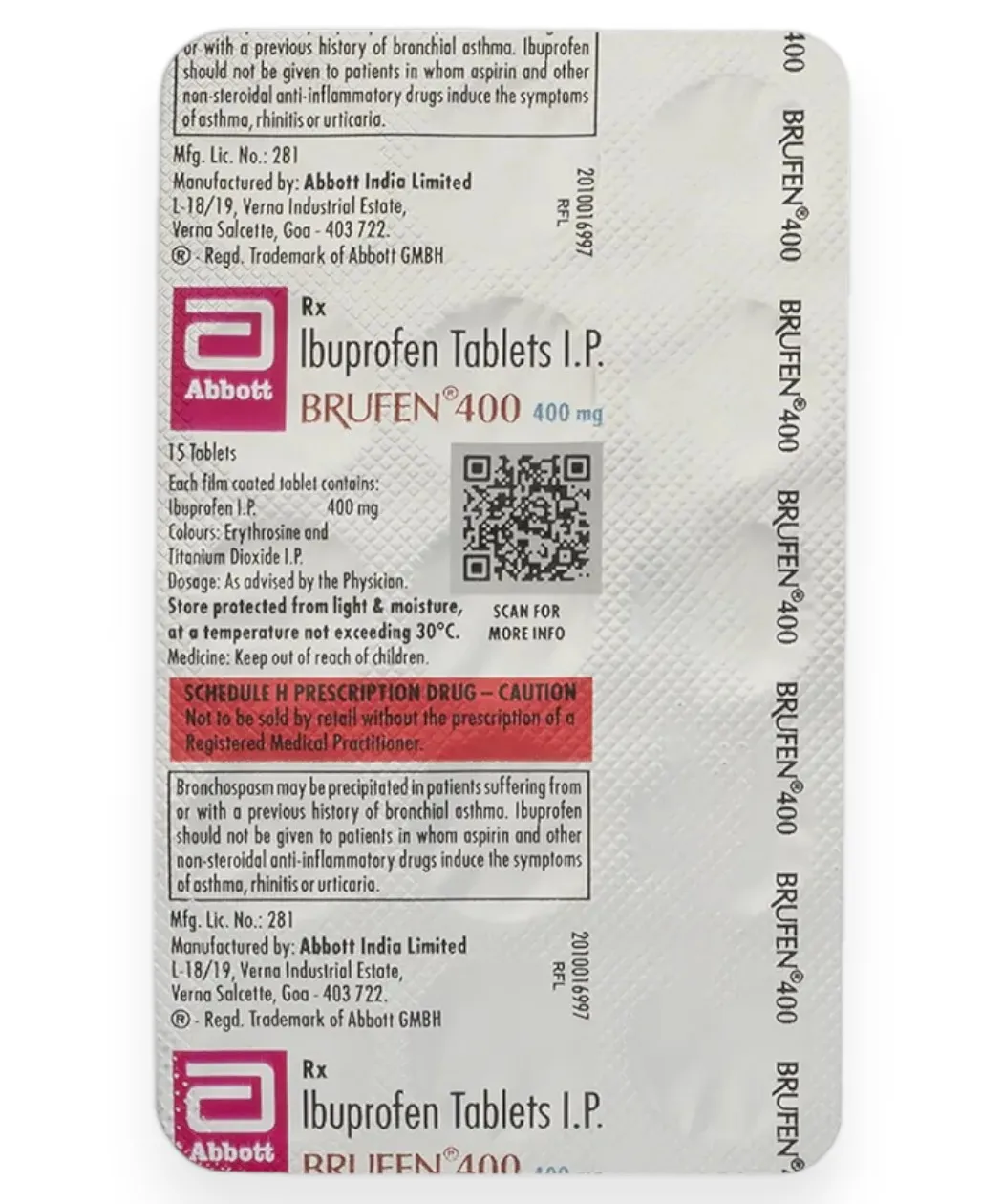 Brufen 400Mg Tab