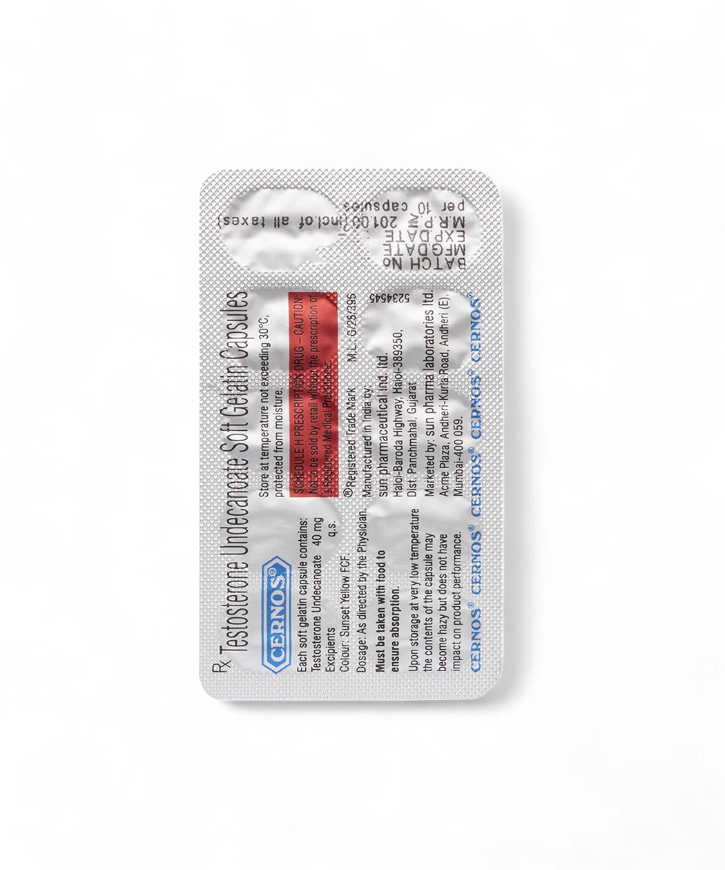 Cernos 40mg 10 Capsules-4