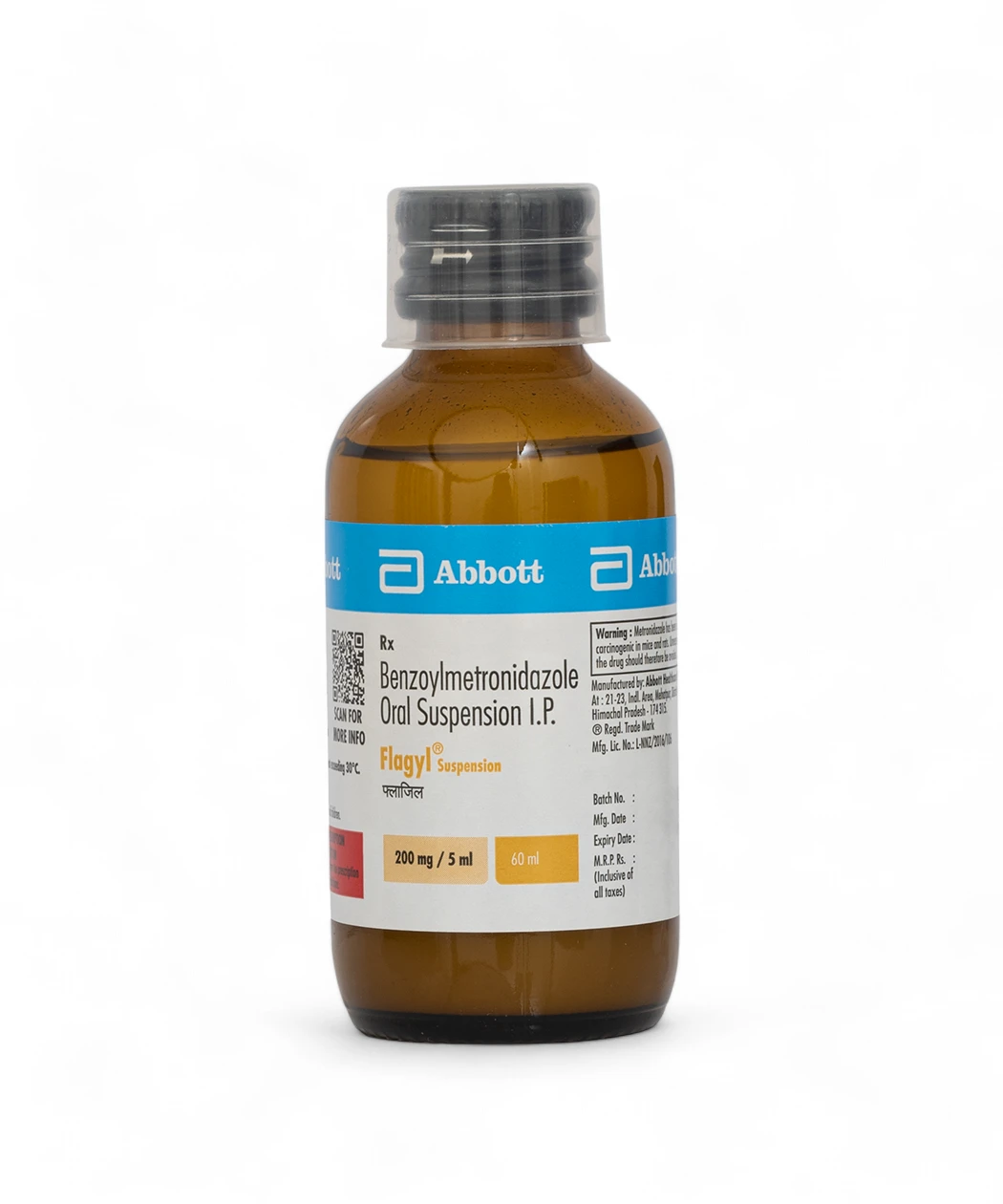 Flagyl 200mg 60ml Bottle
