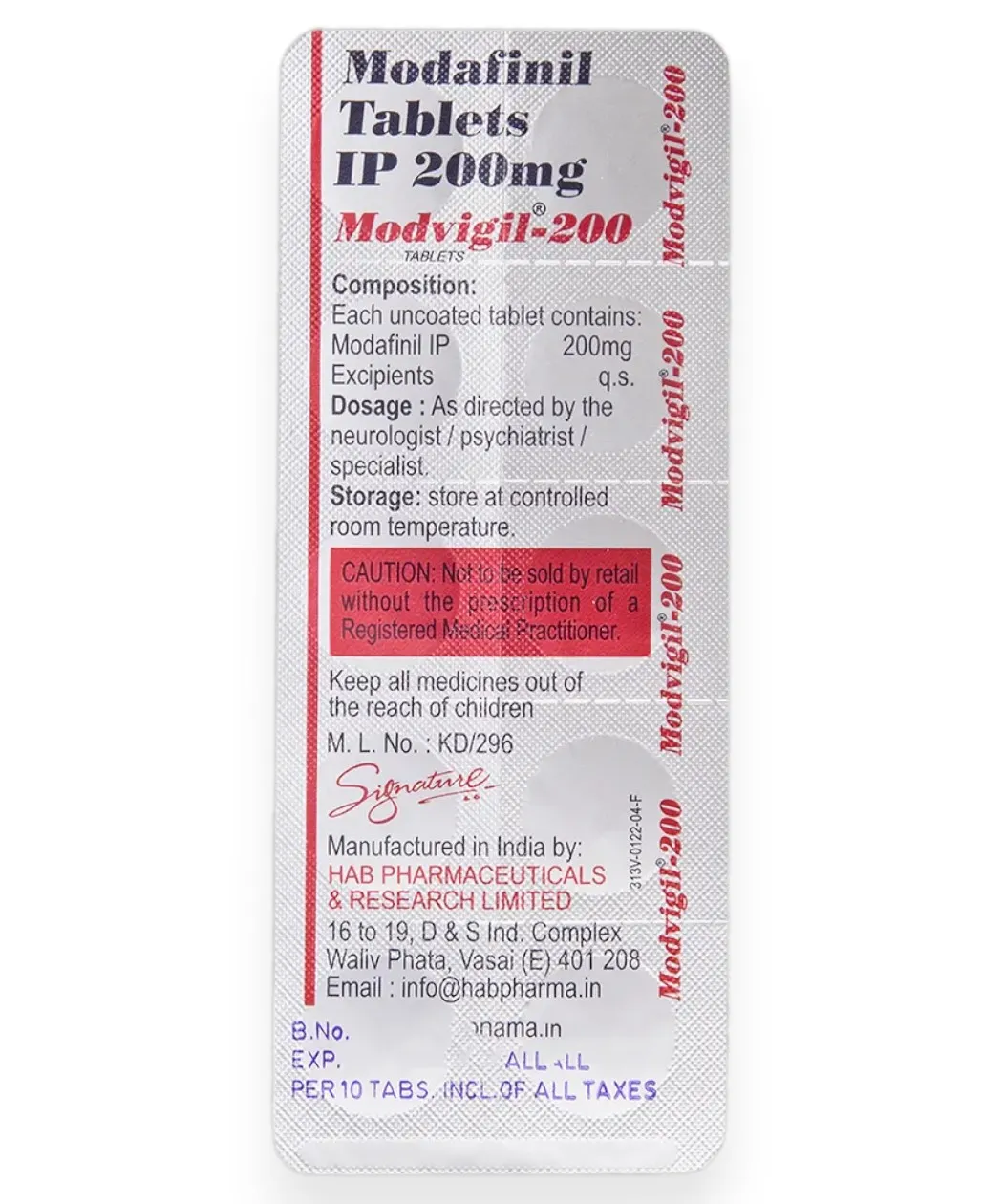 Modvigil 200Mg Tab-2