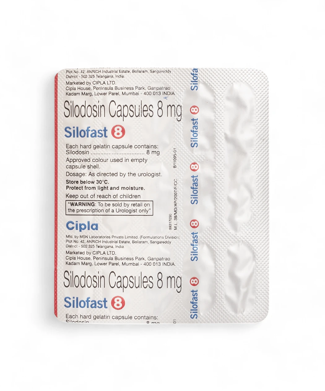 Silofast 8mg 15 Capsules-3