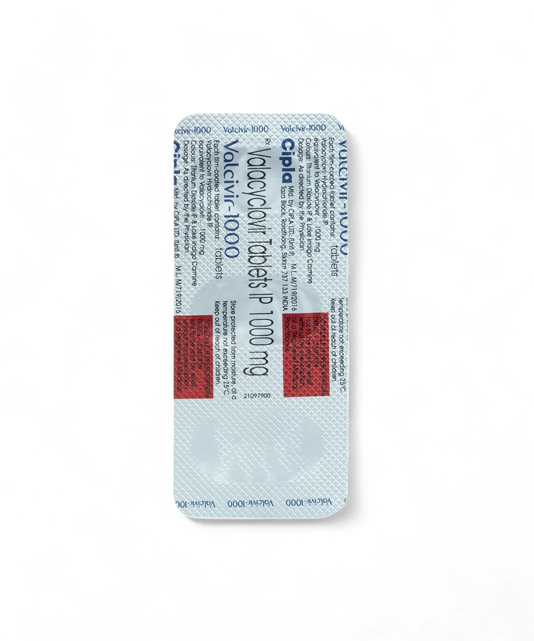 Valcivir 1000mg 3 Tablets-4