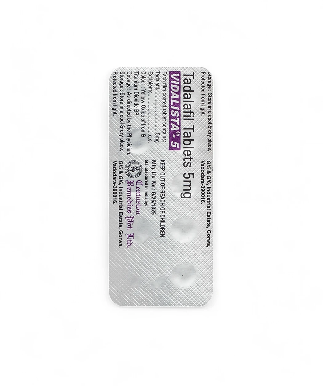 Vidalista 5mg 10 Tablets-5