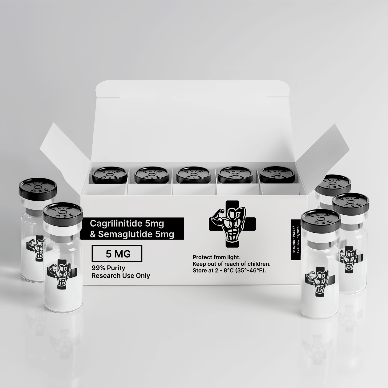 Cagrilinitide 5mg & Semaglutide 5mg