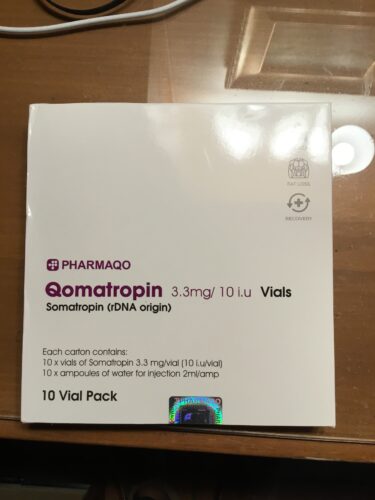 Qomatropin 100IU (w/ Bac Water) photo review